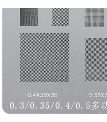 RELIFE Parallel 45 Degree Multi-Purpose reballing BGA Stencil 0.3 0.35 0.4 0.5