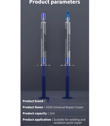 AS50 Nano Conductive Silver Conductivity High Temperature Precision Repair Paste