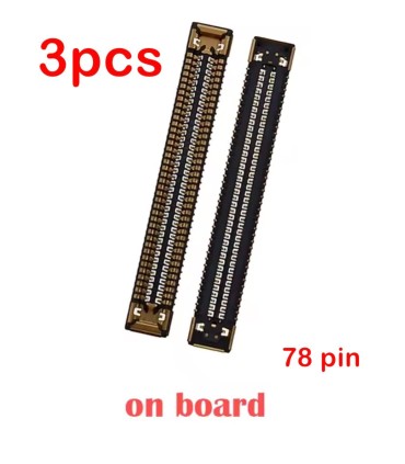 3x Samsung Galaxy A53 5G SM-A536 LCD Connector FPC Display On Board 78 pin