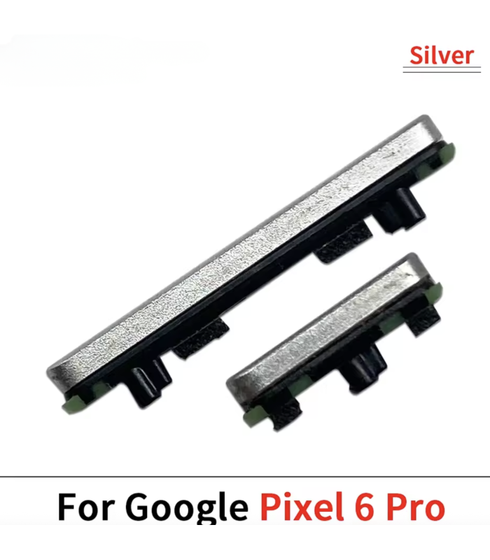 For Google Pixel 6 Pro Gold Side External Power Key Set Volume Up Down Buttons