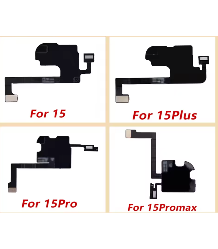 for Apple iPhone 15 Pro Light Proximity Sensor Ear Earpiece Flex Ribbon Cable FPC
