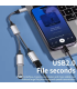 Dual USB 1 Male to 2 Female Adapter Splitter 2 Port for Data Power Charging
