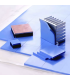 2 PCS SILICONE Blue Thermal Pad 100 x 100 x 0.5 mm thick 6 W/mK Heat Sink