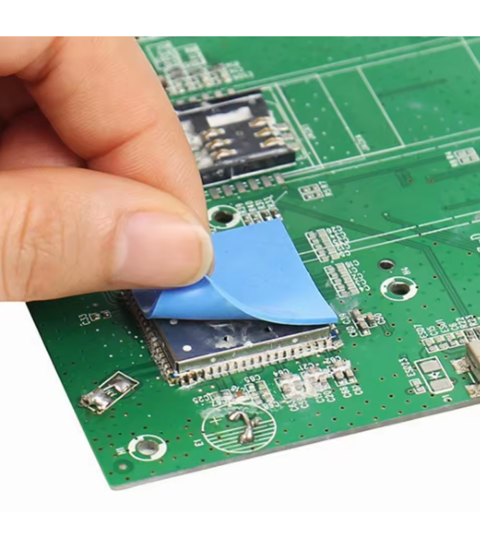2 PCS SILICONE Blue Thermal Pad 100 x 100 x 1.5 mm thick 6 W/mK Heat Sink