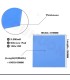 2 PCS SILICONE Blue Thermal Pad 100 x 100 x 4.0 mm thick 6 W/mK Heat Sink