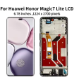 For Honor Magic 7 LITE X9C BRP-NX1 OLED Display LCD Touch Screen Gold Frame