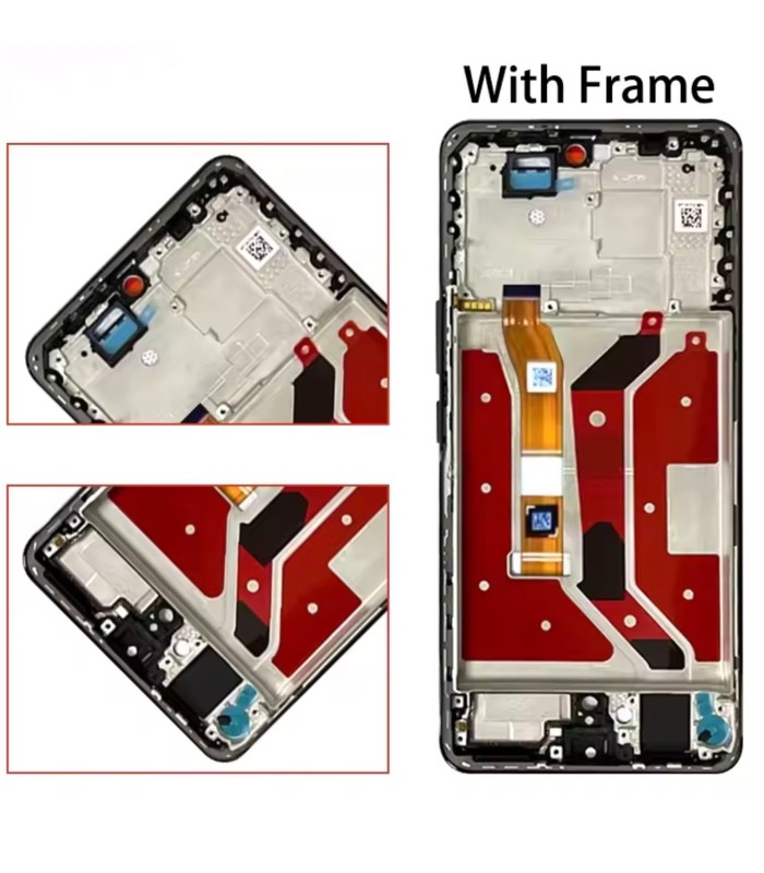 For Honor Magic 7 LITE X9C BRP-NX1 OLED Display LCD Touch Screen Gold Frame