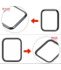 For Apple Watch iwatch replacement Front Glass Lens With OCA Series 10 S10 46mm