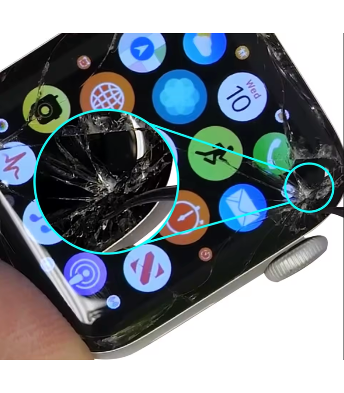For Apple Watch iwatch replacement Front Glass Lens With OCA Series 10 S10 46mm