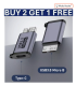 Micro USB-B 3.0 to USB-C Portable Convertor High-speed Hard Drive Cable