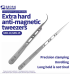 MECHANIC G-11 Straight Super Hard Anti-magnetic Tweezers for Repair PCB boards