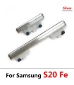 Samsung Galaxy S20FE Silver Replacement Side Power Volume Up Down Button Set