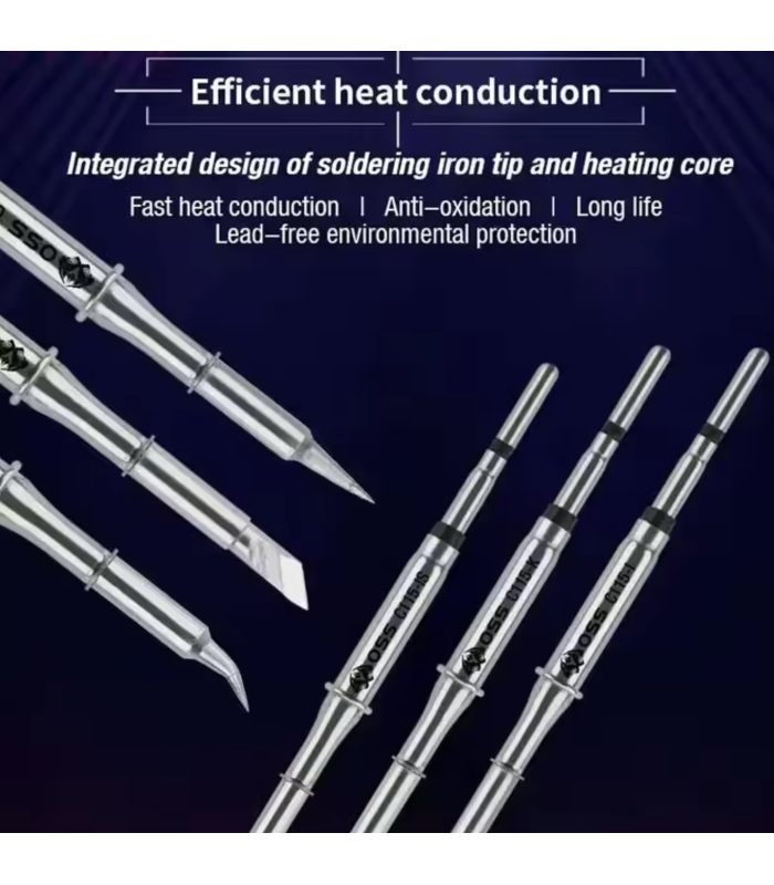 OSS Team C115-is soldering iron solder tip Conical bent point 0.3 JBC compatible