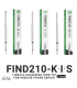 2UUL FIND210 K/I/S Soldering Iron Tips Tip Compatible T210 C210 stations