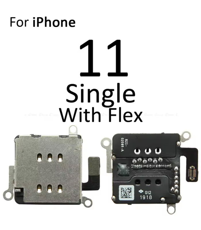 Apple iPhone 11 single Sim Card simcard Reader Replacement flex module