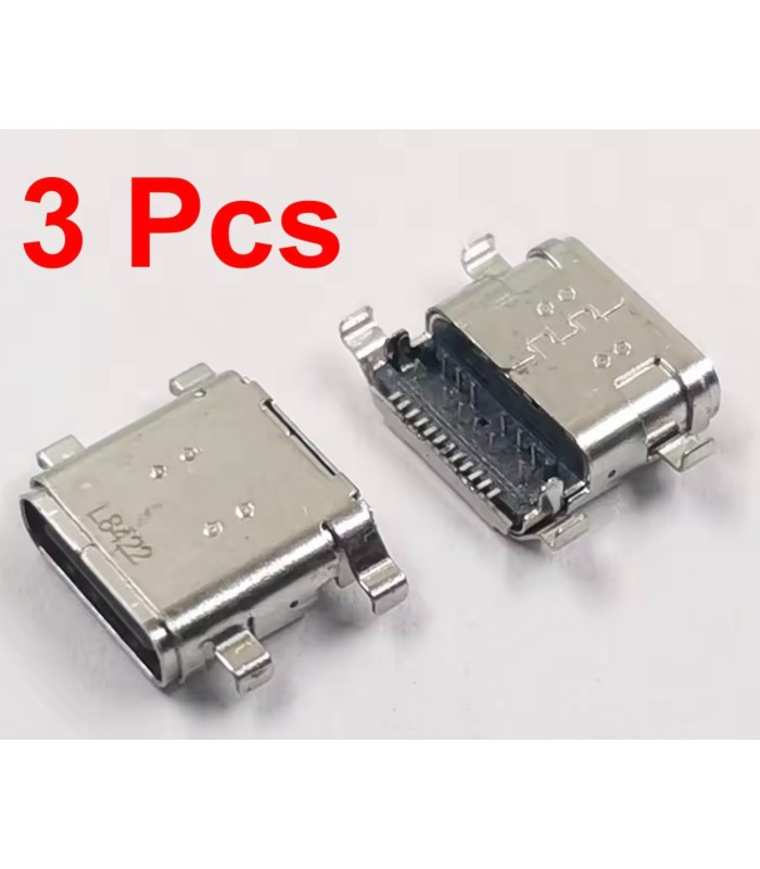 3 pcs Asus Zenbook Flip 13 UX363J UX363E Charging Port Jack Connector Type-C USB