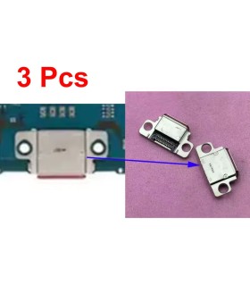 3 Pcs SAMSUNG GALAXY TAB S9 ULTRA SM-X910 X916B X510 CHARGING CONNECTOR PORT