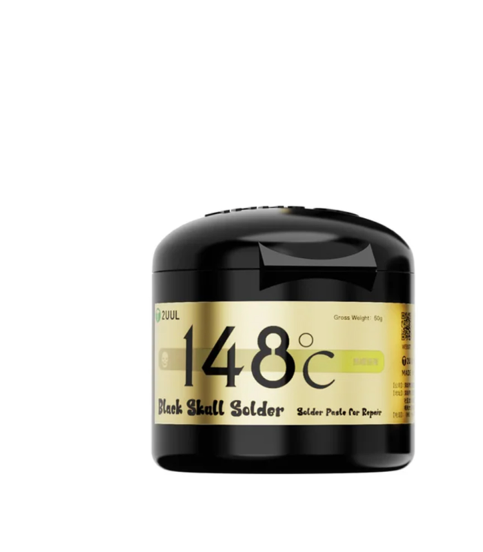 2UUL Black Skull Solder Paste 148℃ degrees for PCB IC PPD Repair reballing 50g