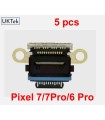5 pcs Google Pixel 7 6 pro 6pro 7 Pro 7pro Charging Port Socket Part Jack Block