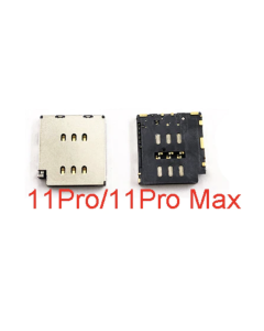 Dual Sim Card Reader Holder Card Slot Flex Cable For iPhone 11 series