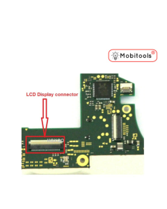 Nintendo Switch Lite LCD Ribbon Cable ZIF Socket FPC - Pulled
