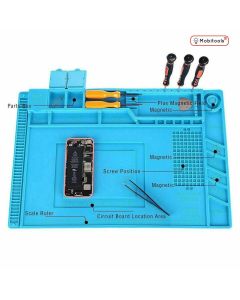 Heat Insulation Silicone Pad Mat For Repair Magnetic Heat Solder