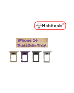 DUAL SIM Card Tray Holder With Waterproof Seal For iPhone 14 / 14 Pro MAX - UK