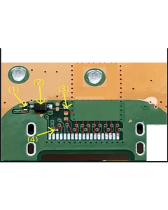 For Sony PS5 2 x Set of 4 Small HDMI Components Parts Diode Resistor Capacitors
